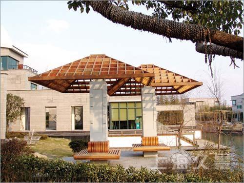 防腐木凉亭二零零五十八1726 帖子ID:1383-木图网-木结构之家 www.woodpic.cn