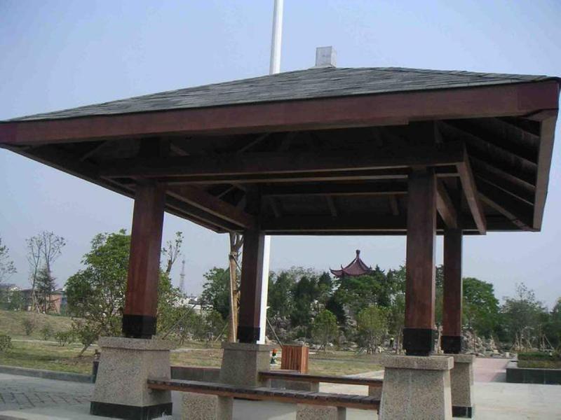 防腐木凉亭二零零五二一1233 帖子ID:1386-木图网-木结构之家 www.woodpic.cn