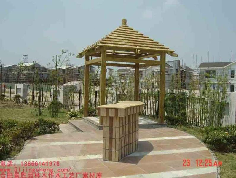 防腐木凉亭二零零五二一7144 帖子ID:1386-木图网-木结构之家 www.woodpic.cn