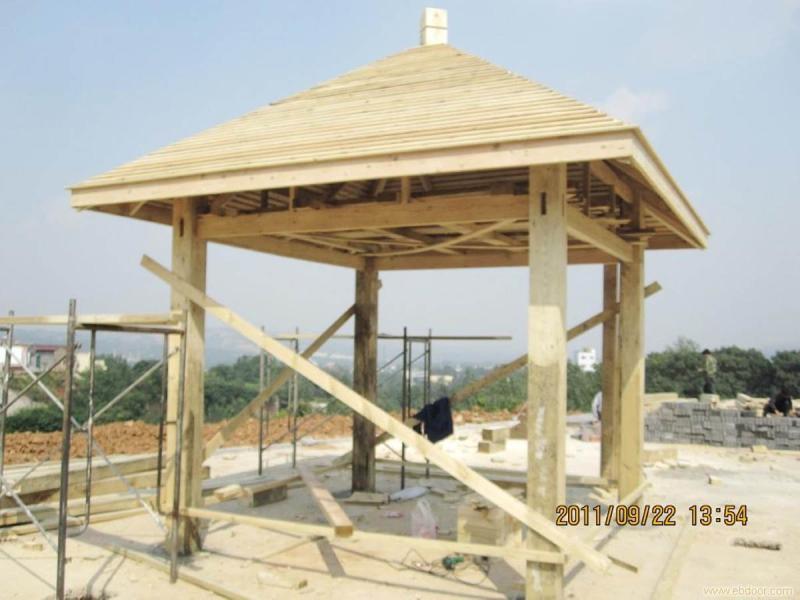 防腐木凉亭二零零五二九2200 帖子ID:1394-木图网-木结构之家 www.woodpic.cn