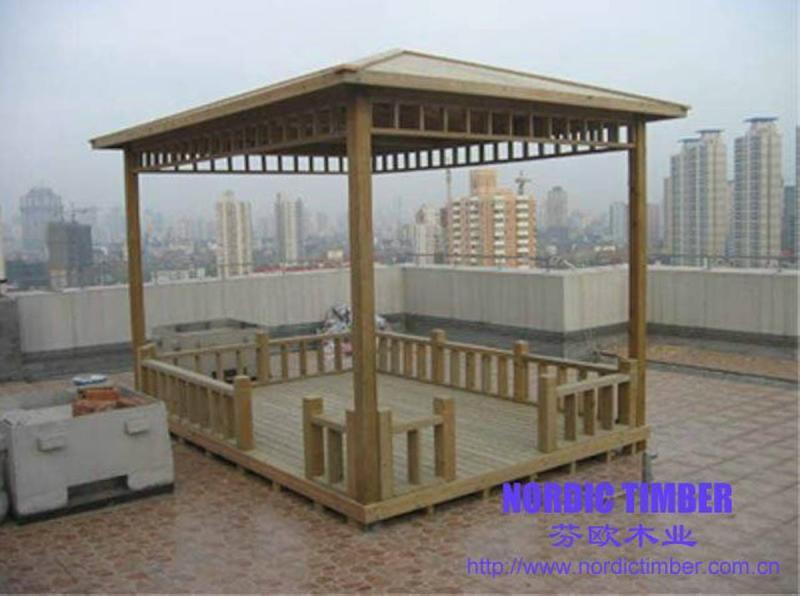 防腐木凉亭二零零五三一2375 帖子ID:1396-木图网-木结构之家 www.woodpic.cn