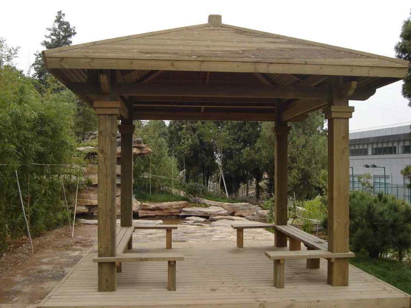 防腐木凉亭二零零五四十2288 帖子ID:1405-木图网-木结构之家 www.woodpic.cn