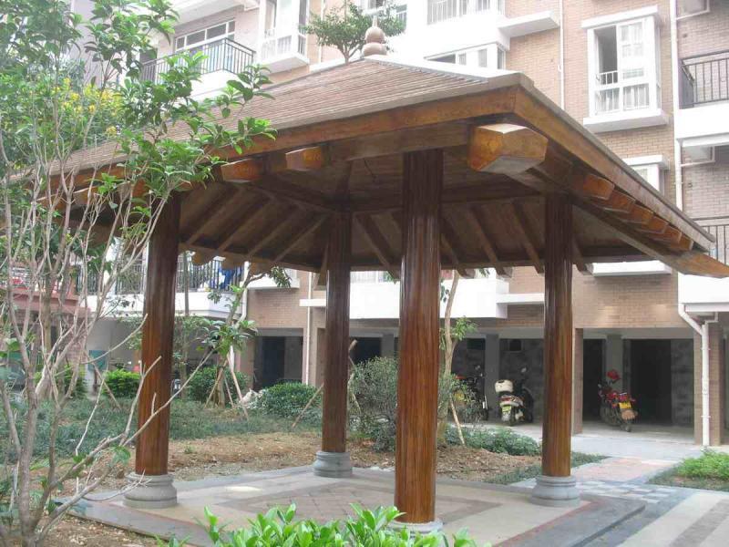 防腐木凉亭二零零五四十1373 帖子ID:1405-木图网-木结构之家 www.woodpic.cn