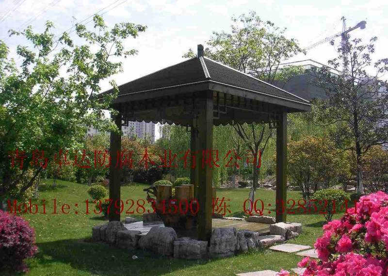 防腐木凉亭二零零五三四4196 帖子ID:1399-木图网-木结构之家 www.woodpic.cn