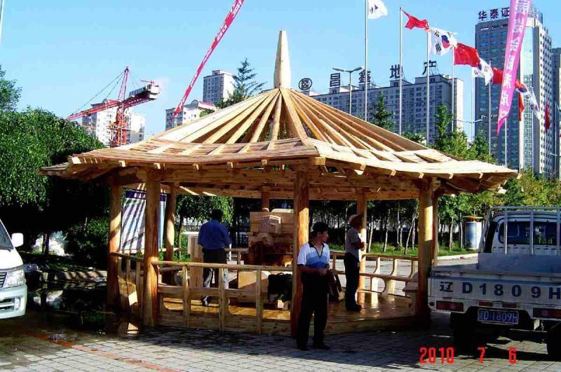 防腐木凉亭二零零五三四1943 帖子ID:1399-木图网-木结构之家 www.woodpic.cn