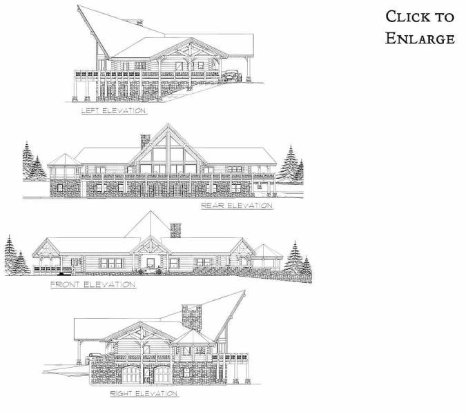 木屋别墅设计方案二4210 帖子ID:1408-木图网-木结构之家 www.woodpic.cn