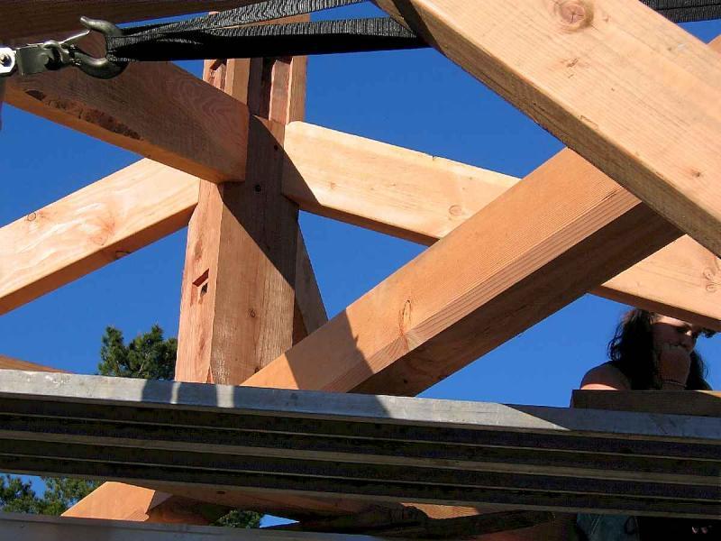 国外木结构凉亭施工过程419 帖子ID:1533-木图网-木结构之家 www.woodpic.cn