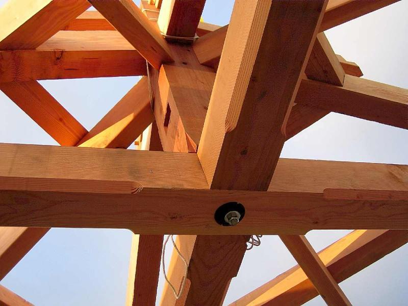 国外木结构凉亭施工过程1389 帖子ID:1533-木图网-木结构之家 www.woodpic.cn