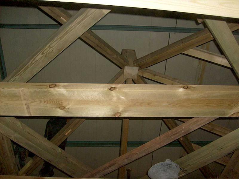 泥城社区四角亭快成型了6970 帖子ID:1532-木图网-木结构之家 www.woodpic.cn