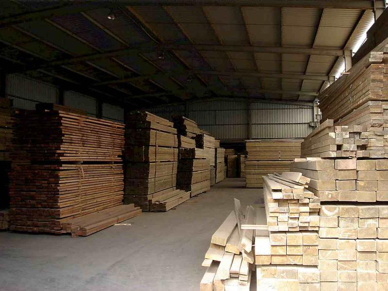 室内仓库加工板材堆料6055 帖子ID:1539-木图网-木结构之家 www.woodpic.cn