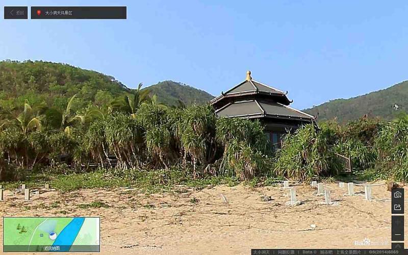 海南省三亚市大小洞天风景区防腐木凉亭2855 帖子ID:1574-木图网-木结构之家 www.woodpic.cn