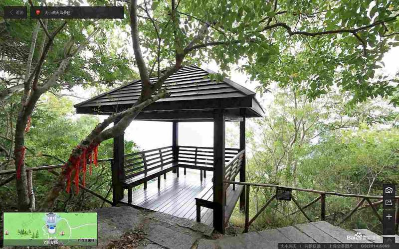 海南省三亚市大小洞天风景区防腐木凉亭4927 帖子ID:1574-木图网-木结构之家 www.woodpic.cn