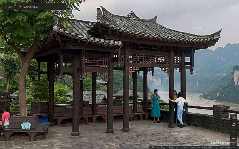 湖北省宜昌市三峡人家风景区景观凉亭3691 帖子ID:1593-木图网-木结构之家 www.woodpic.cn