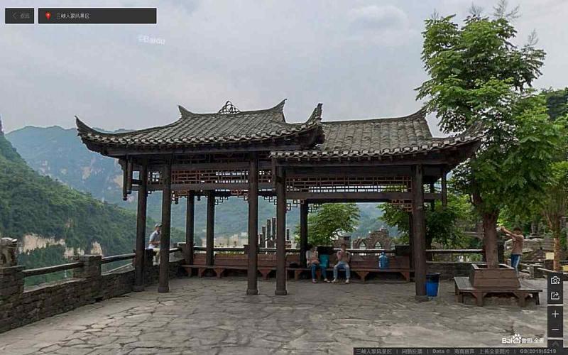 湖北省宜昌市三峡人家风景区景观凉亭9663 帖子ID:1593-木图网-木结构之家 www.woodpic.cn