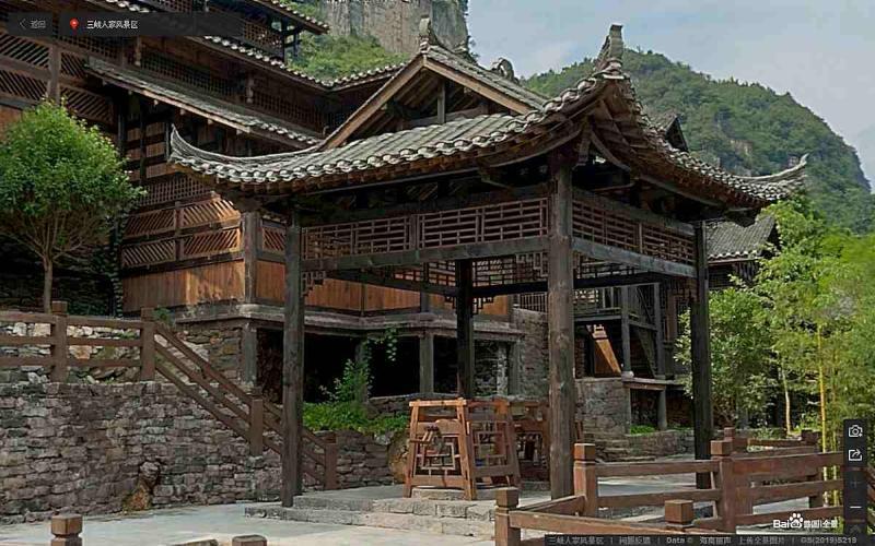 湖北省宜昌市三峡人家风景区景观凉亭6612 帖子ID:1593-木图网-木结构之家 www.woodpic.cn