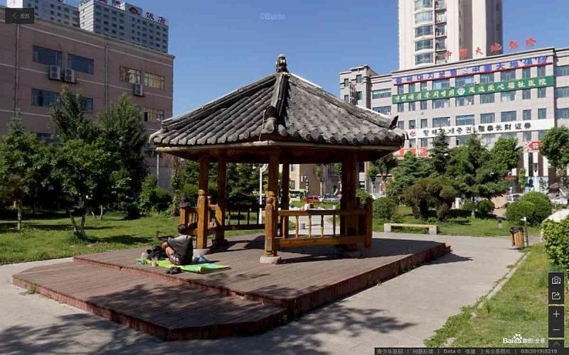 吉林省延吉市青少年游园防腐木凉亭6861 帖子ID:1595-木图网-木结构之家 www.woodpic.cn