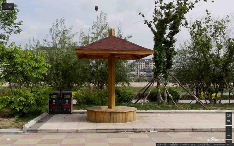 吉林省延吉市清水公园防腐木单亭1216 帖子ID:1596-木图网-木结构之家 www.woodpic.cn