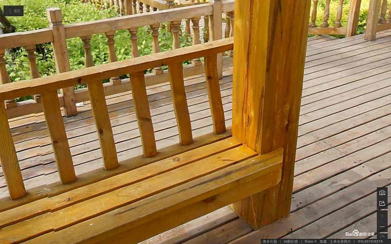 吉林省延吉市清水公园防腐木四角凉亭3714 帖子ID:1597-木图网-木结构之家 www.woodpic.cn