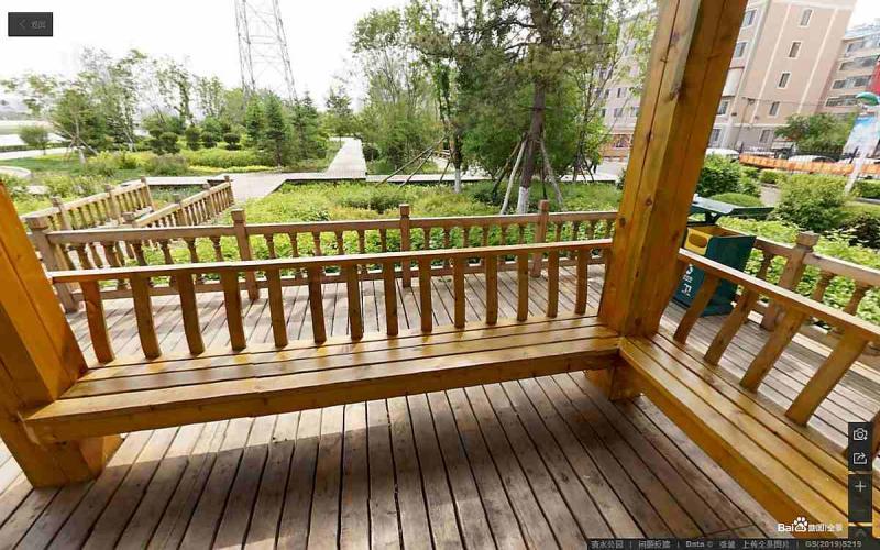 吉林省延吉市清水公园防腐木四角凉亭3105 帖子ID:1597-木图网-木结构之家 www.woodpic.cn