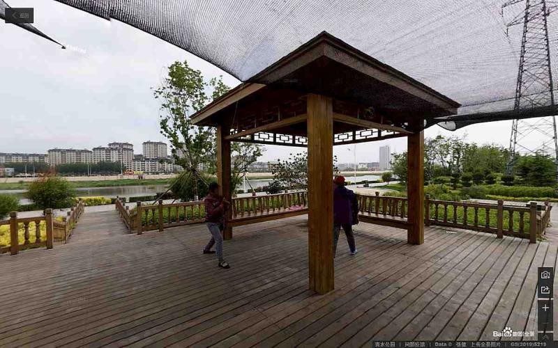 吉林省延吉市清水公园防腐木四角凉亭5580 帖子ID:1597-木图网-木结构之家 www.woodpic.cn