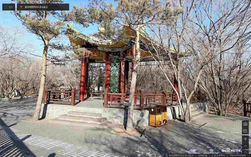 黑龙江省牡丹江市镜泊湖国家级风景名胜区景观凉亭1866 帖子ID:1586-木图网-木结构之家 www.woodpic.cn