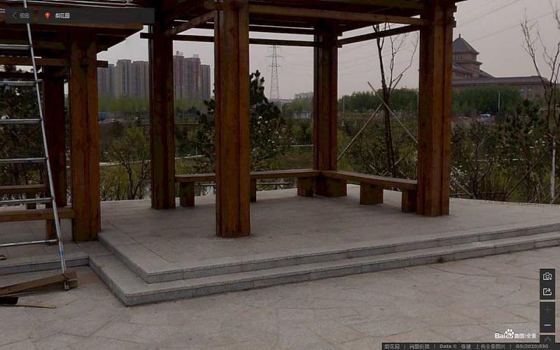 吉林省长春市梨花园防腐木四角景观凉亭4793 帖子ID:1600-木图网-木结构之家 www.woodpic.cn