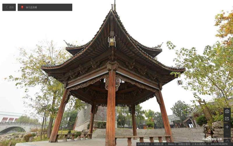 山东省枣庄市台儿庄古城景区景观凉亭2197 帖子ID:1650-木图网-木结构之家 www.woodpic.cn