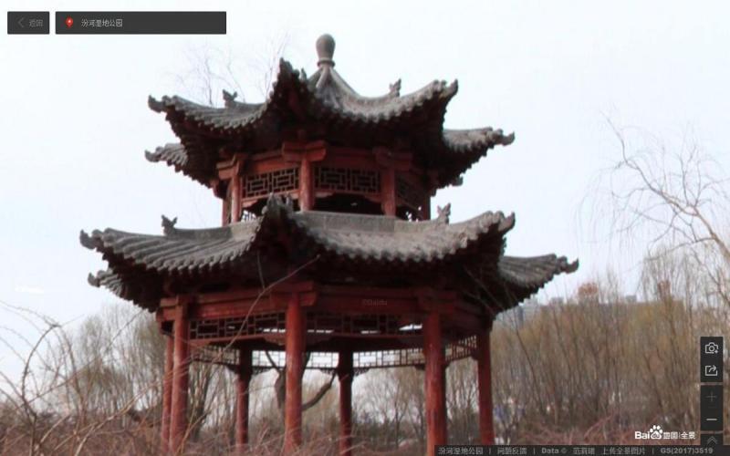 山西省太原市汾河湿地公园古建凉亭1607 帖子ID:1652-木图网-木结构之家 www.woodpic.cn