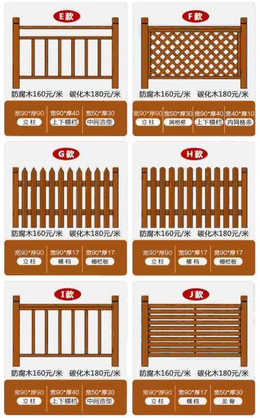 防腐木栏杆设计参考六1014 帖子ID:1713-木图网-木结构之家 www.woodpic.cn