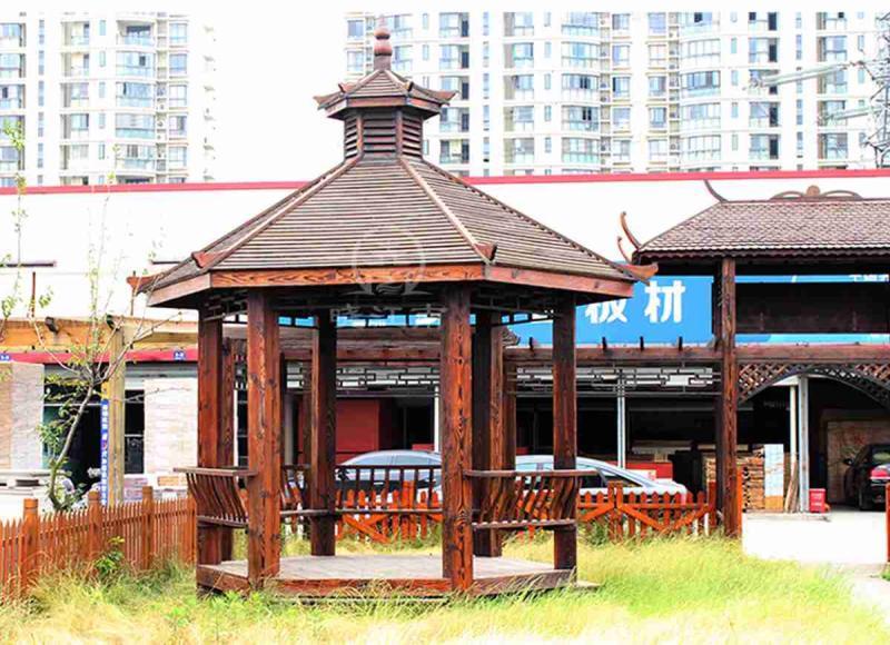 防腐木栏杆欣赏二5578 帖子ID:1715-木图网-木结构之家 www.woodpic.cn