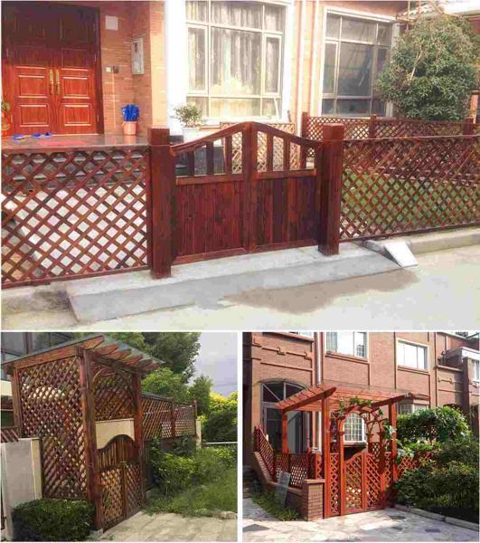 防腐木栏杆设计参考二4179 帖子ID:1709-木图网-木结构之家 www.woodpic.cn