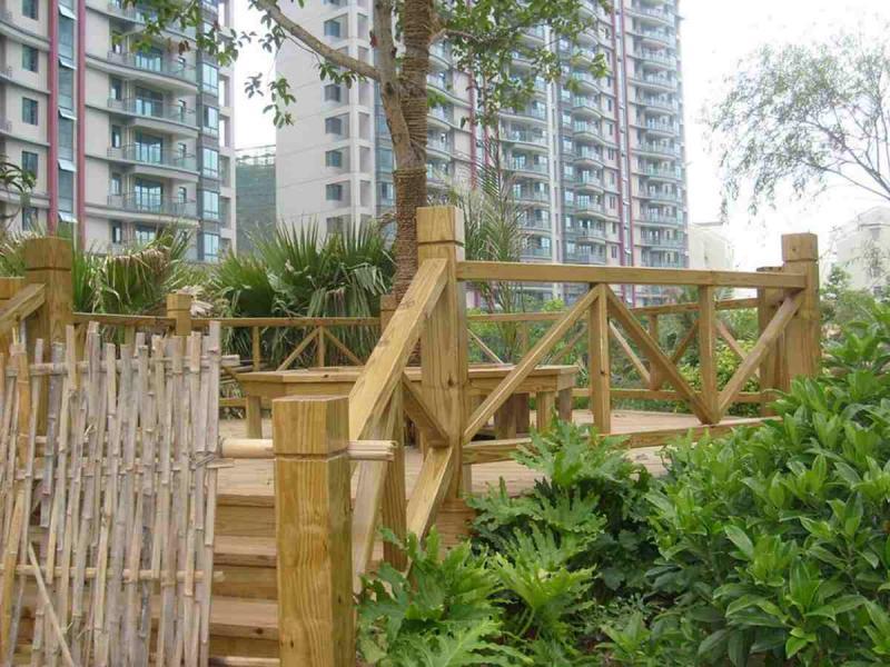 防腐木栏杆欣赏十二5905 帖子ID:1725-木图网-木结构之家 www.woodpic.cn