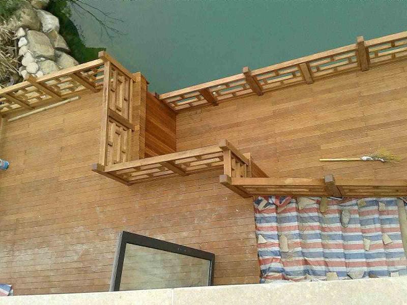 防腐木栏杆欣赏十四5980 帖子ID:1727-木图网-木结构之家 www.woodpic.cn