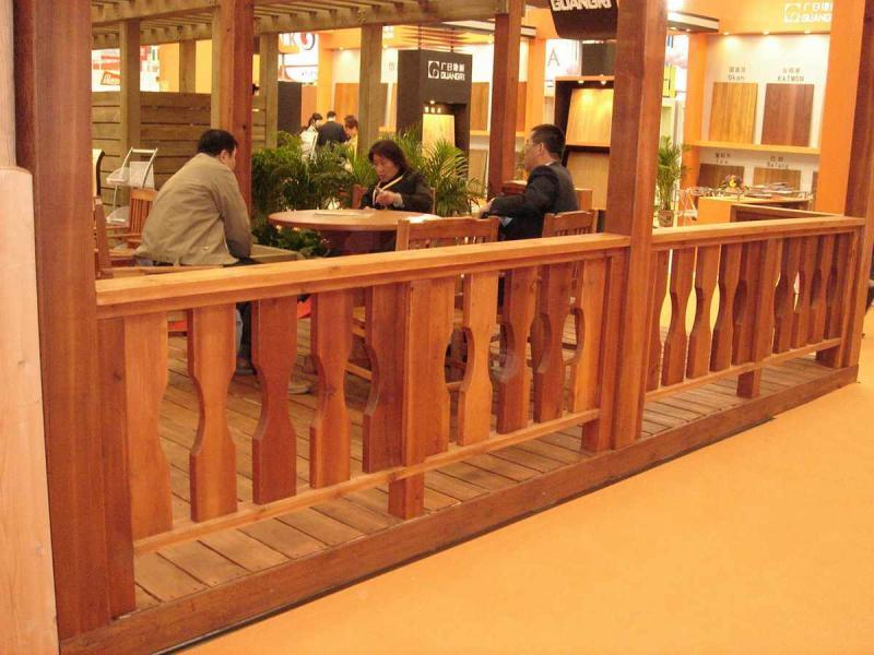 防腐木栏杆欣赏六5906 帖子ID:1719-木图网-木结构之家 www.woodpic.cn