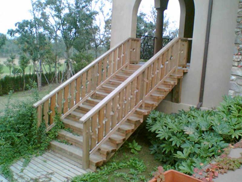 防腐木栏杆欣赏八8796 帖子ID:1721-木图网-木结构之家 www.woodpic.cn