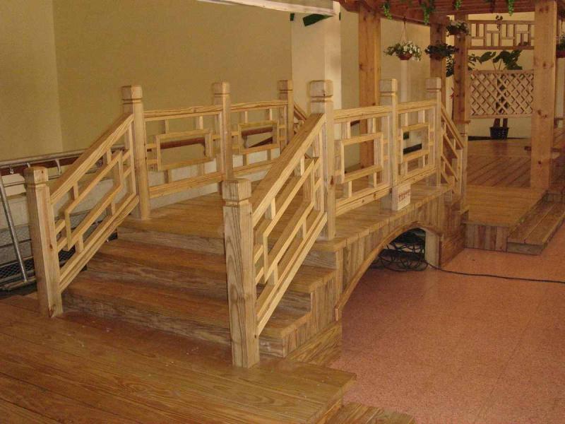 防腐木栏杆欣赏九9070 帖子ID:1722-木图网-木结构之家 www.woodpic.cn