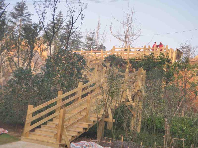 防腐木栏杆欣赏二十8924 帖子ID:1733-木图网-木结构之家 www.woodpic.cn