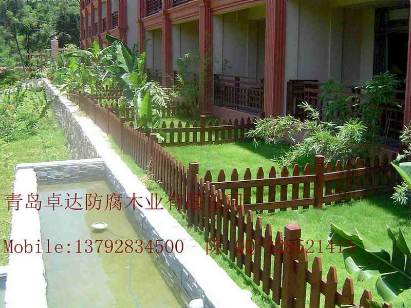 防腐木栏杆欣赏二十五8716 帖子ID:1738-木图网-木结构之家 www.woodpic.cn