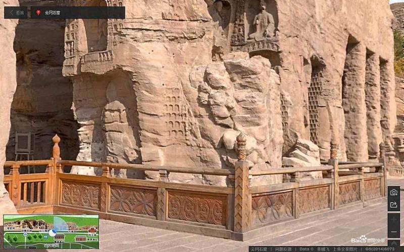 山西省大同市云冈区云冈石窟防护特色木栏杆6378 帖子ID:1776-木图网-木结构之家 www.woodpic.cn