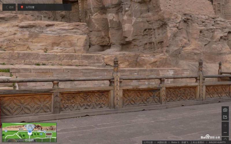 山西省大同市云冈区云冈石窟防护特色木栏杆9817 帖子ID:1776-木图网-木结构之家 www.woodpic.cn