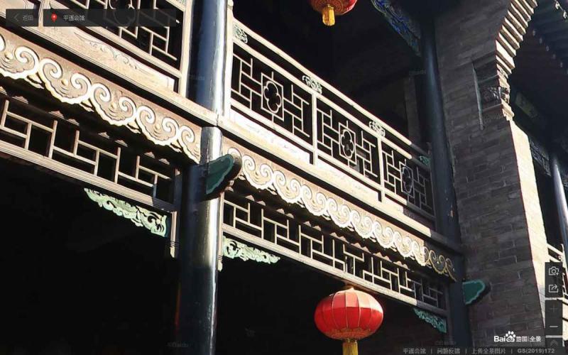 山西省晋中市平遥古城景区平遥会馆木结构栏杆9273 帖子ID:1781-木图网-木结构之家 www.woodpic.cn