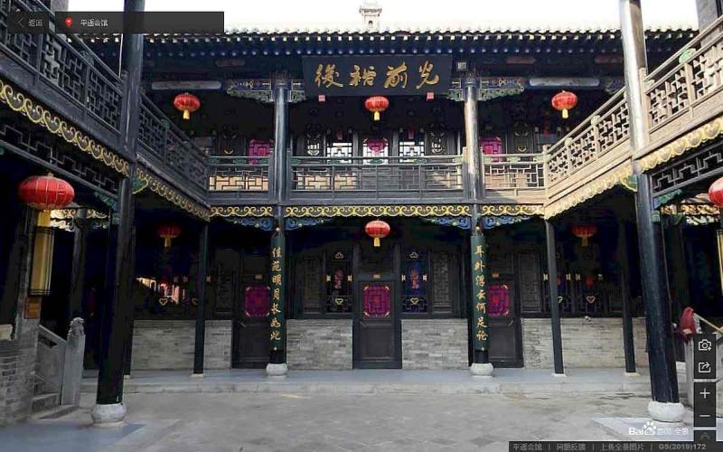 山西省晋中市平遥古城景区平遥会馆木结构栏杆9220 帖子ID:1781-木图网-木结构之家 www.woodpic.cn