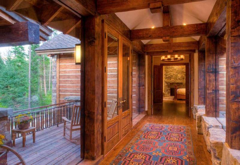 木别墅走廊楼梯欣赏一5492 帖子ID:1960-木图网-木结构之家 www.woodpic.cn