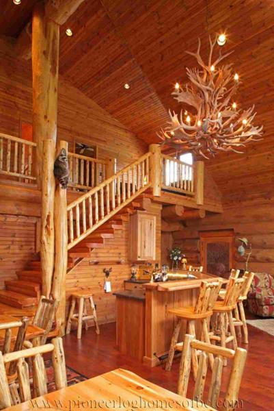 木别墅走廊楼梯欣赏五5066 帖子ID:1964-木图网-木结构之家 www.woodpic.cn